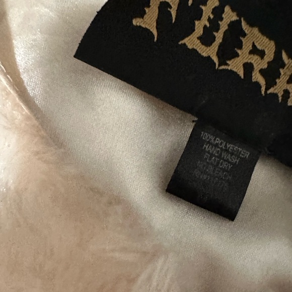 FURROCIOUS Satin Lined Fur Cardigan Cape In White - Picture 7 of 7